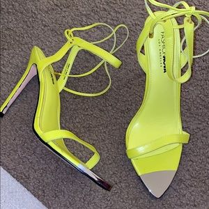 Neon Yellow Sandals